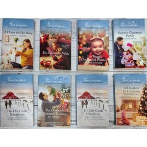 Love Inspired Inspirational Romance Harlequin Romance Novels! Set of 8!